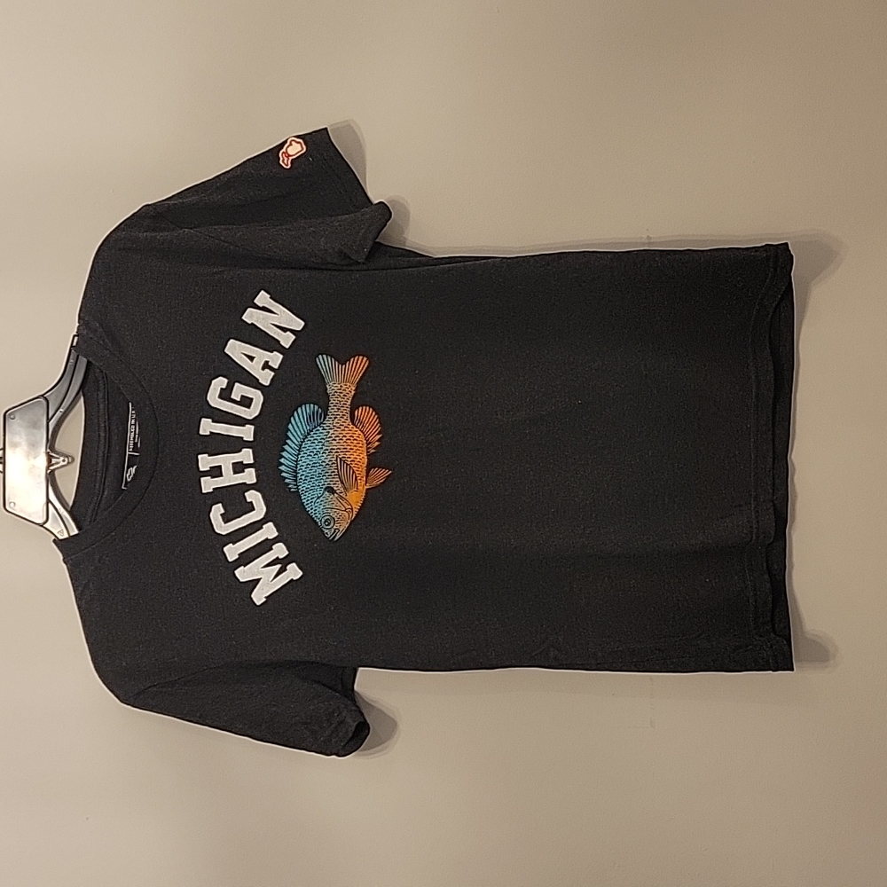 The Mitten State graphic T-shirt. Michigan Bluegill. Mens sm No tags,never worn
